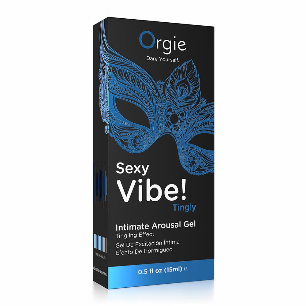Orgie Sexy Vibe Liquid Vibrator Packaging