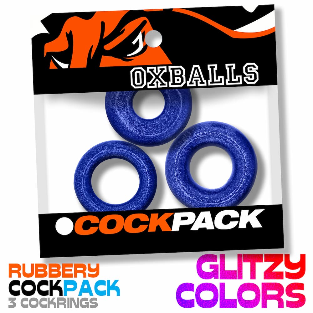 Oxballs Cockpack Blue Fire Packaging