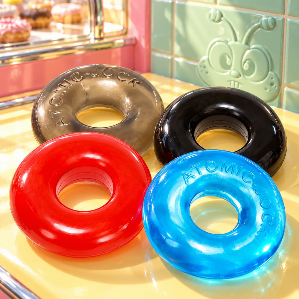 Oxballs Do-Nut-2 Cock Ring with chunky circular profile, alternate product image