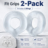 Oxballs Fit Grips Clear Benefits
