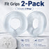 Oxballs Fit Grips Clear Benefits