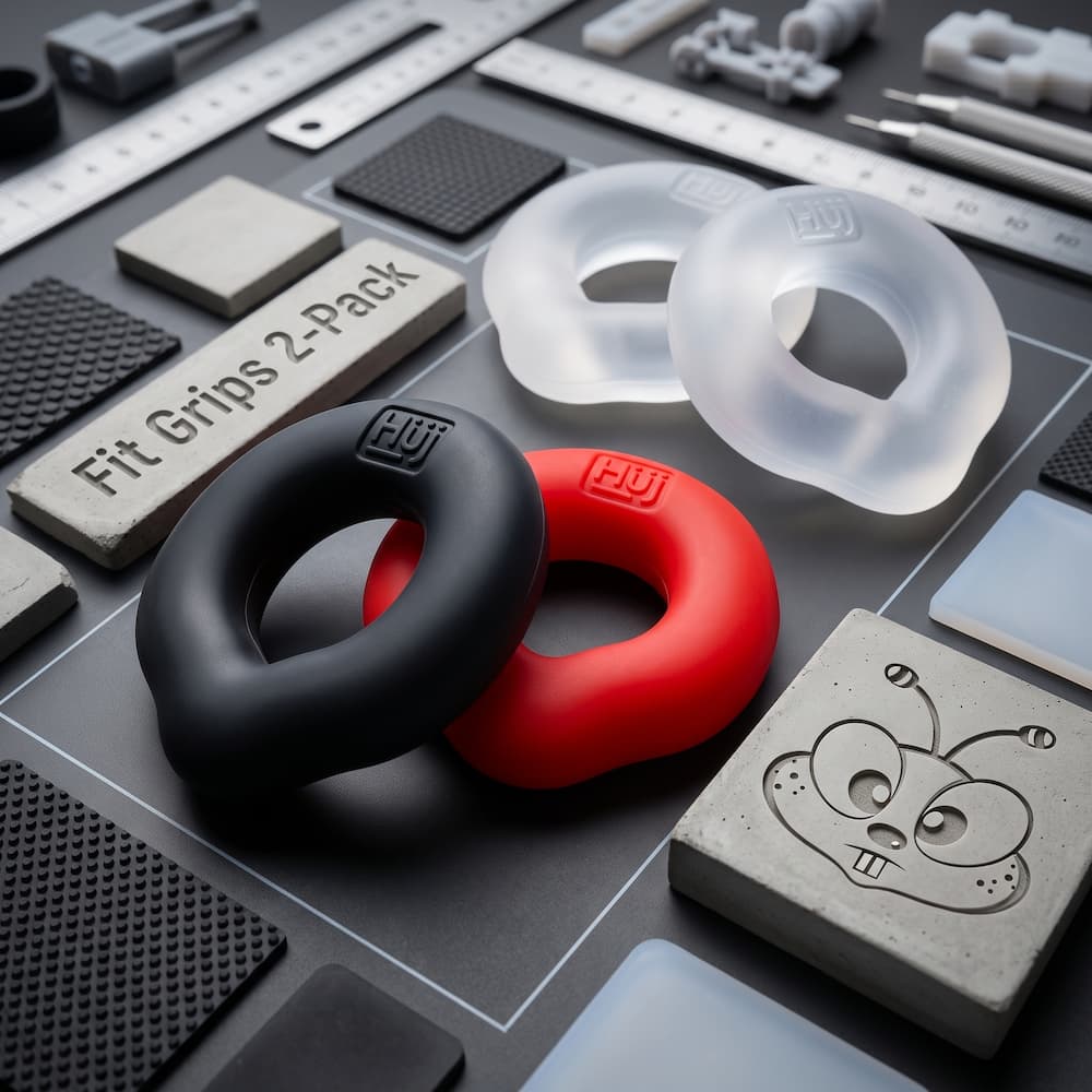 Oxballs Fit Grips Cockring Set