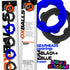 Oxballs Gearheads Cockring Blue Black Packaging
