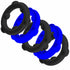 Oxballs Gearheads Cockring Blue Black Set