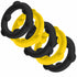 Oxballs Gearheads Cockring Yellow Black Set