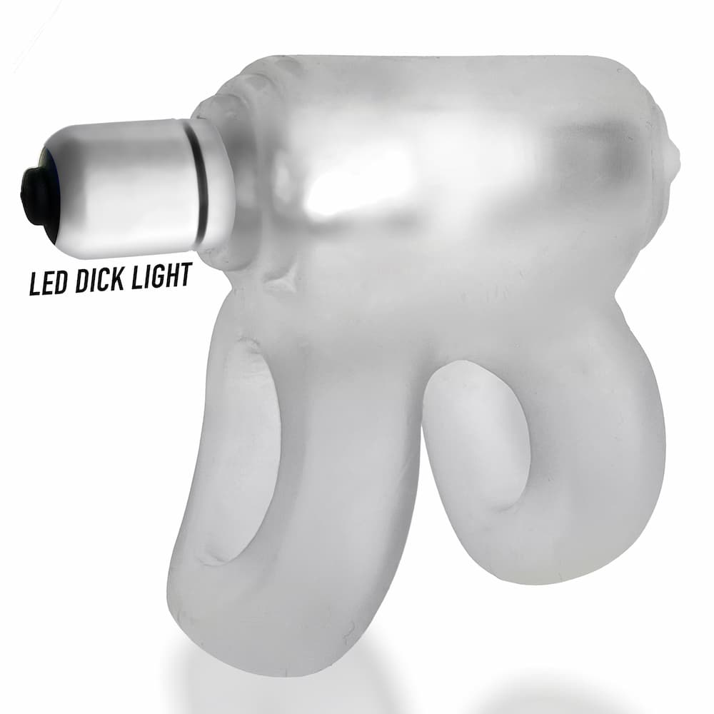 Oxballs Headlight Cocksling Clear Vibrator