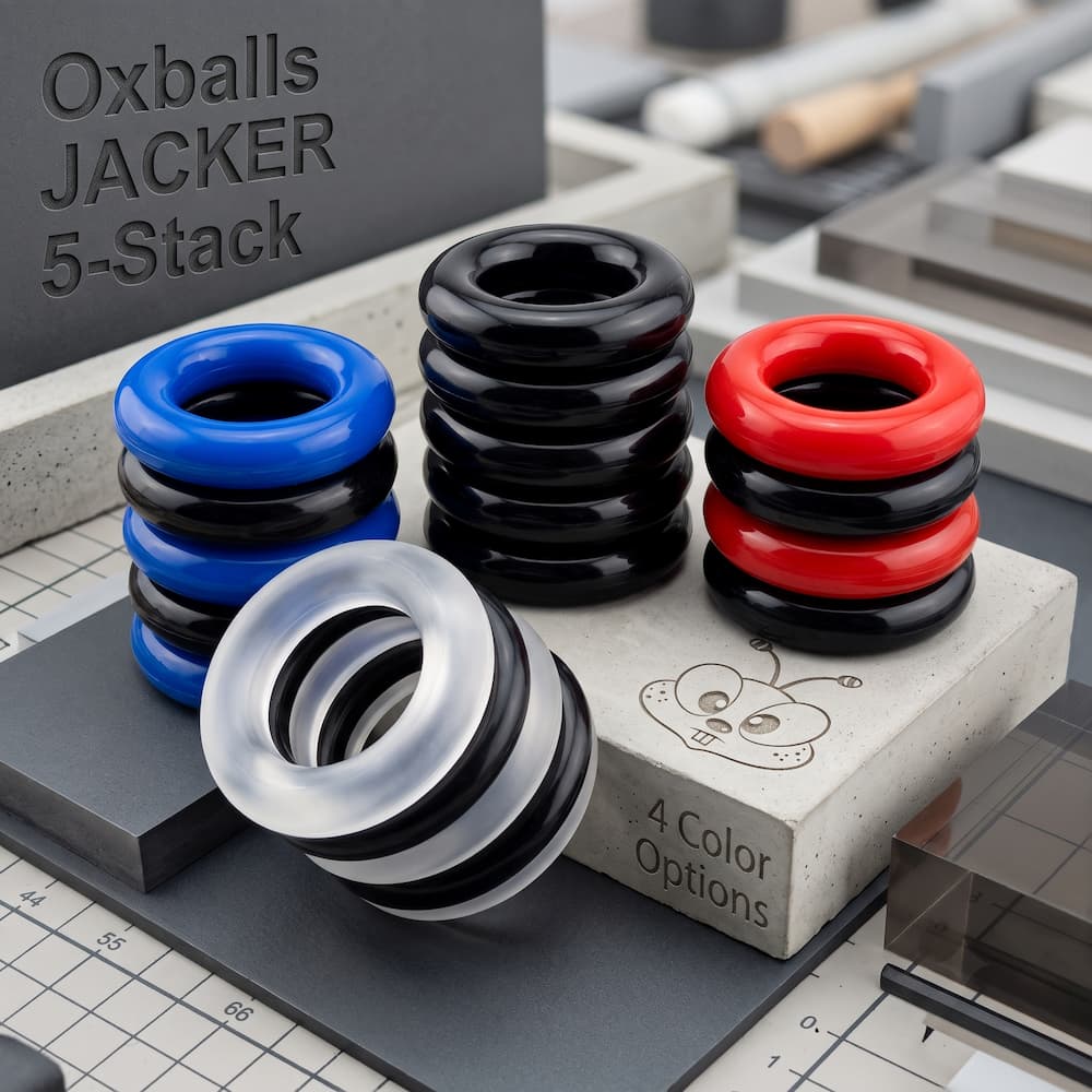 Oxballs Jacker 5-Pack Cockring