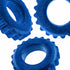 Oxballs Plushy Cockring Blue Fire Angle