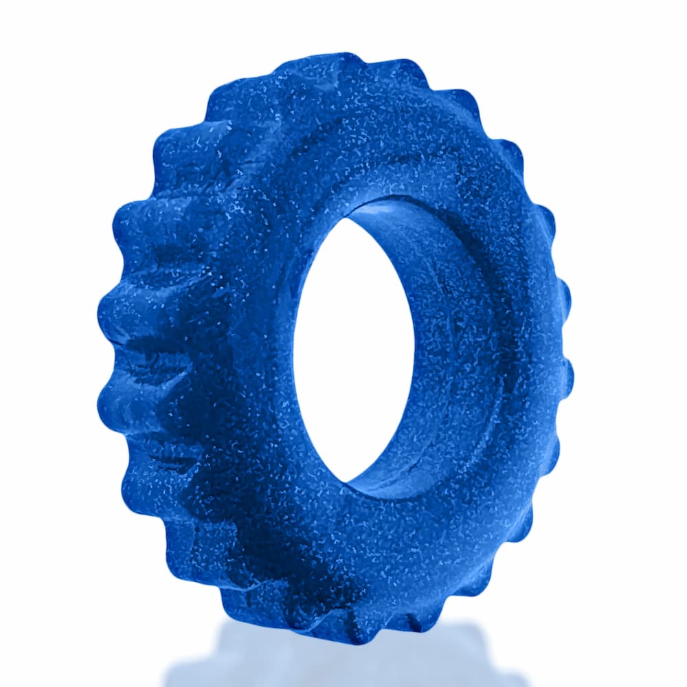 Oxballs Plushy Cockring Blue Fire