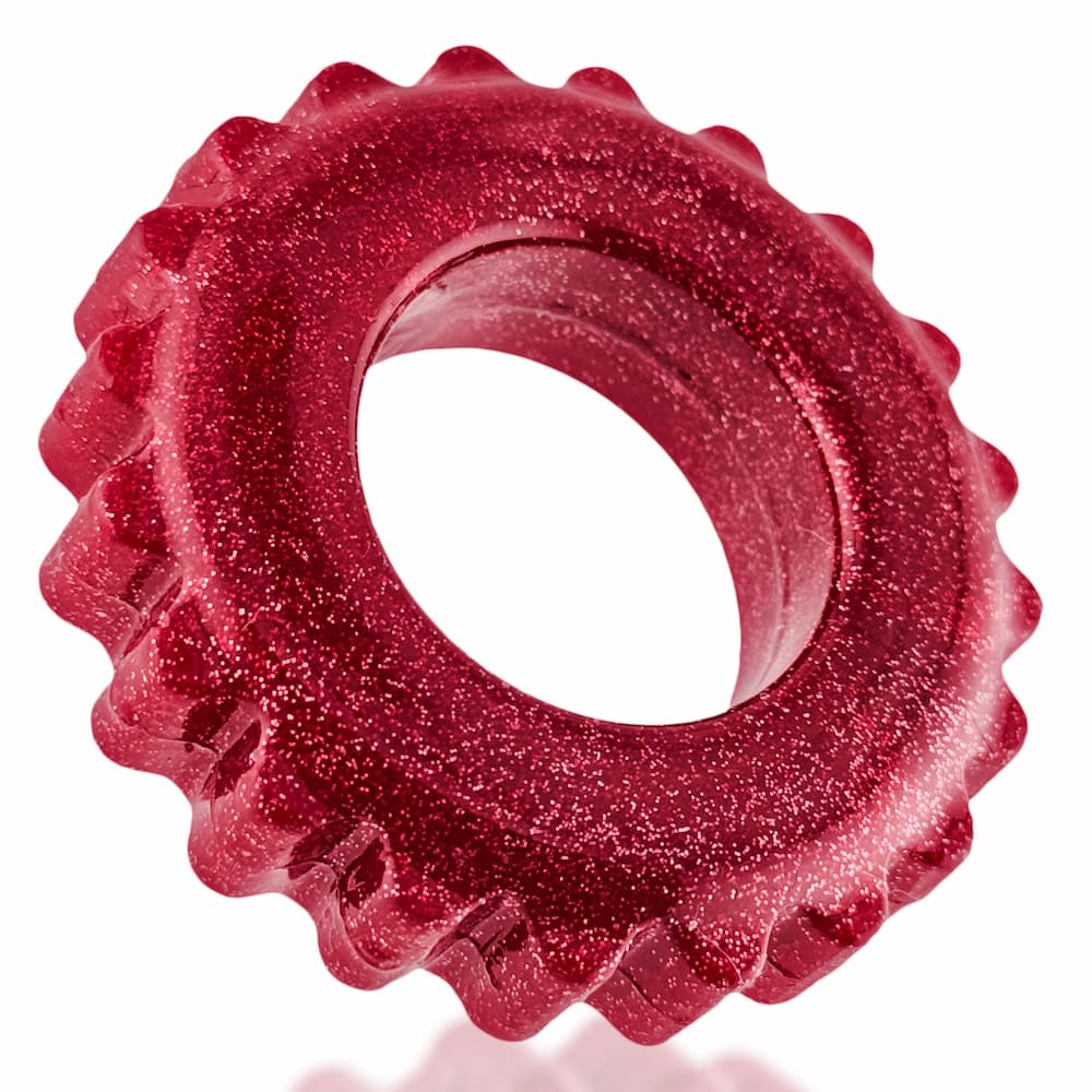 Oxballs Plushy Cockring Cherry Lips Angle