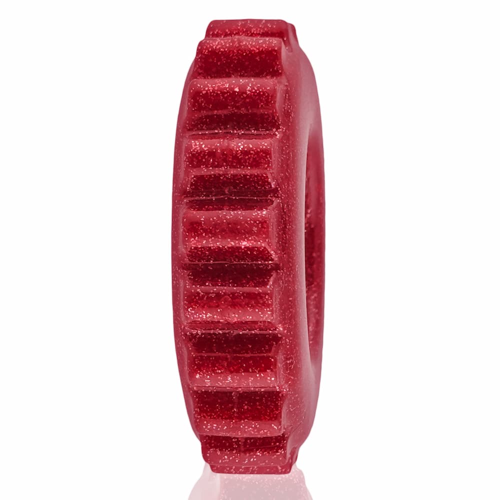 Oxballs Plushy Cockring Cherry Lips Back