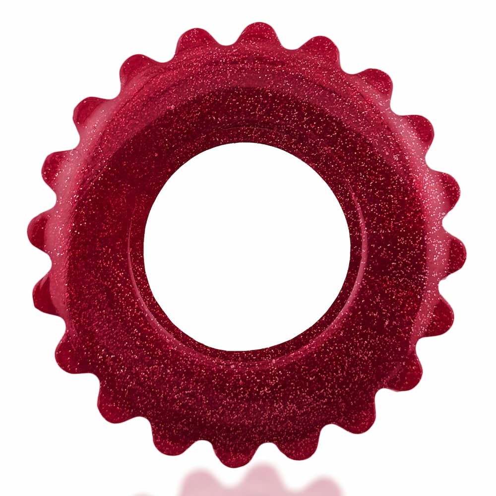 Oxballs Plushy Cockring Cherry Lips Front
