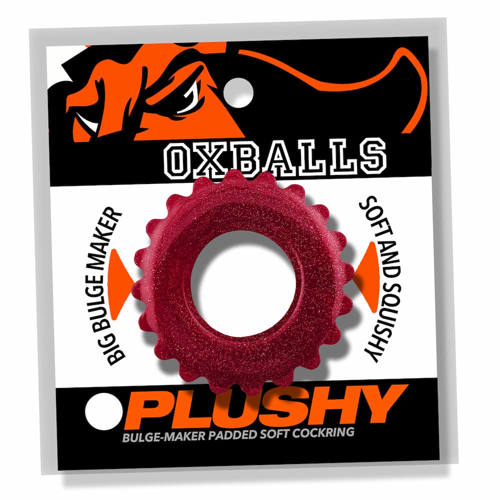 Oxballs Plushy Cockring Cherry Lips Packaging