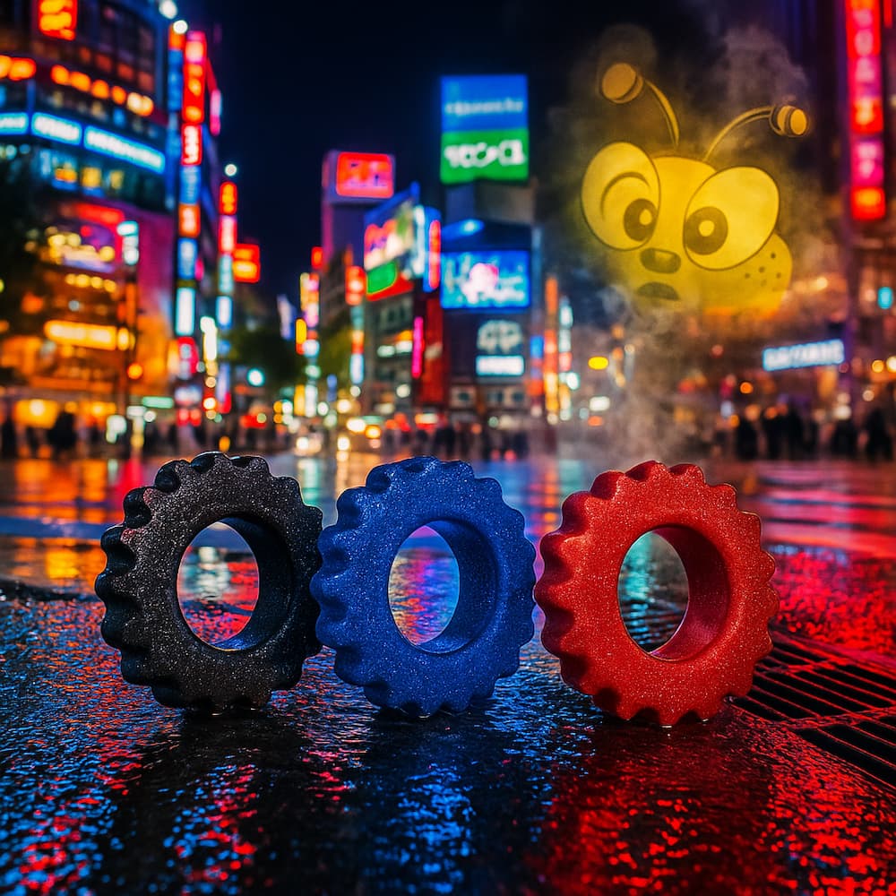 Oxballs Plushy Silicone Cock rings