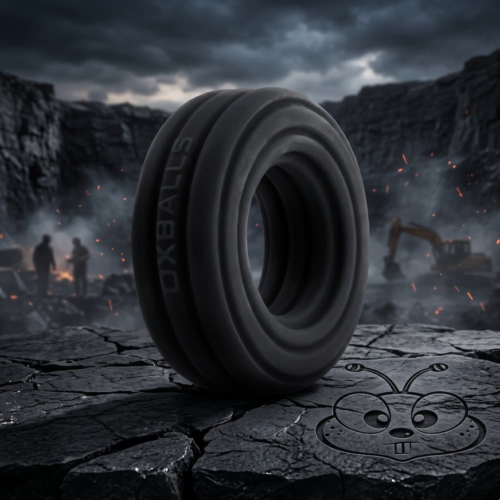 Oxballs ROTO Cockring Black Fog