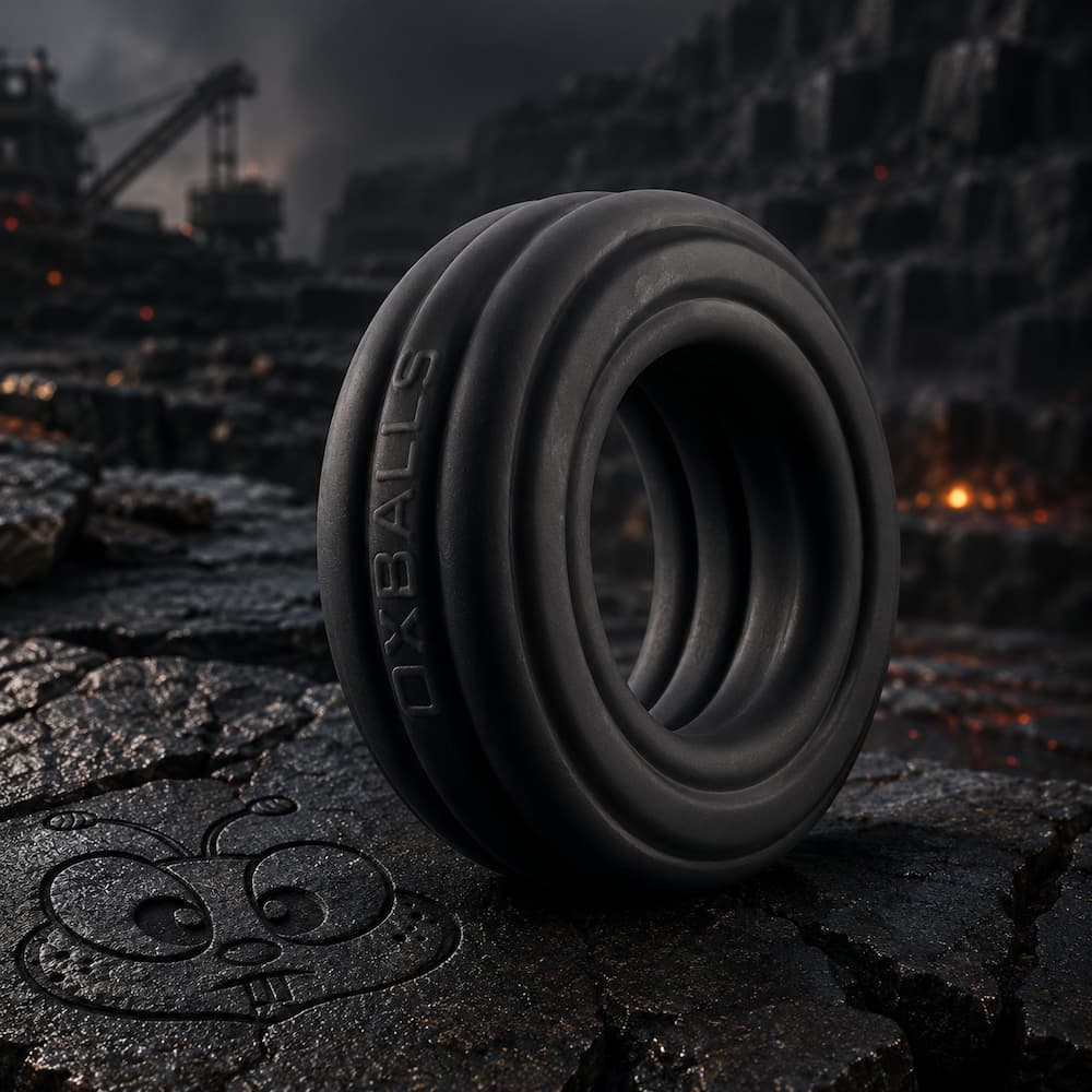 Oxballs ROTO Cockring Black