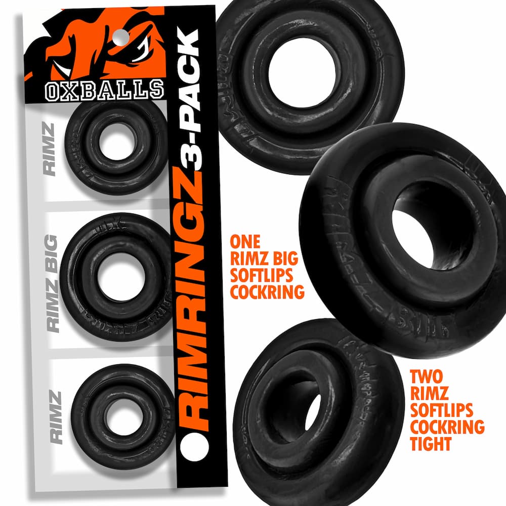Oxballs Rimringz Cockring Black Packaging