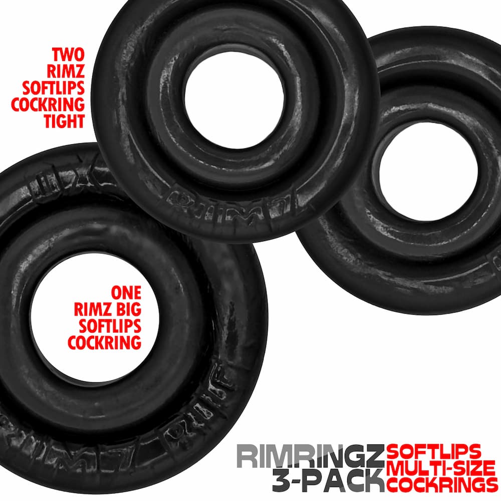 Oxballs Rimringz Cockring Black dimensions
