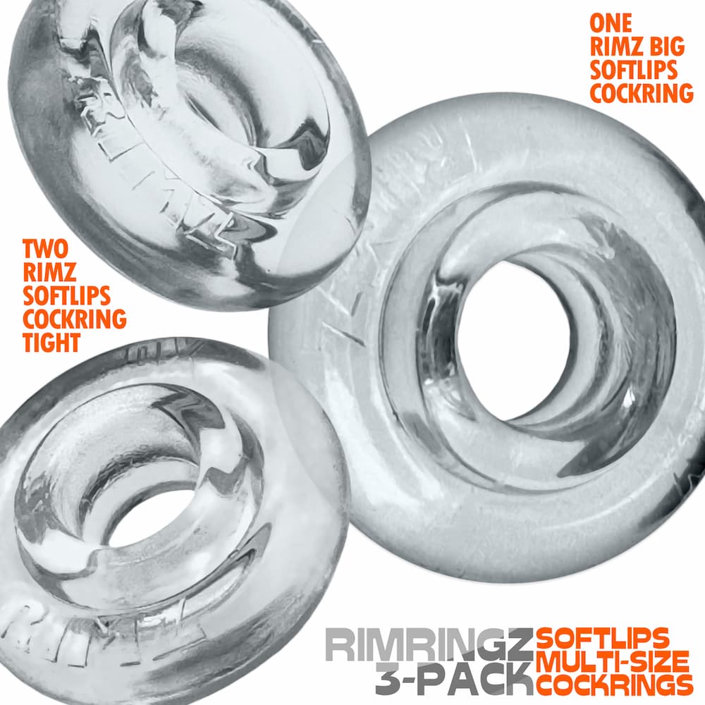 Oxballs Rimringz cockring Clear Infographic