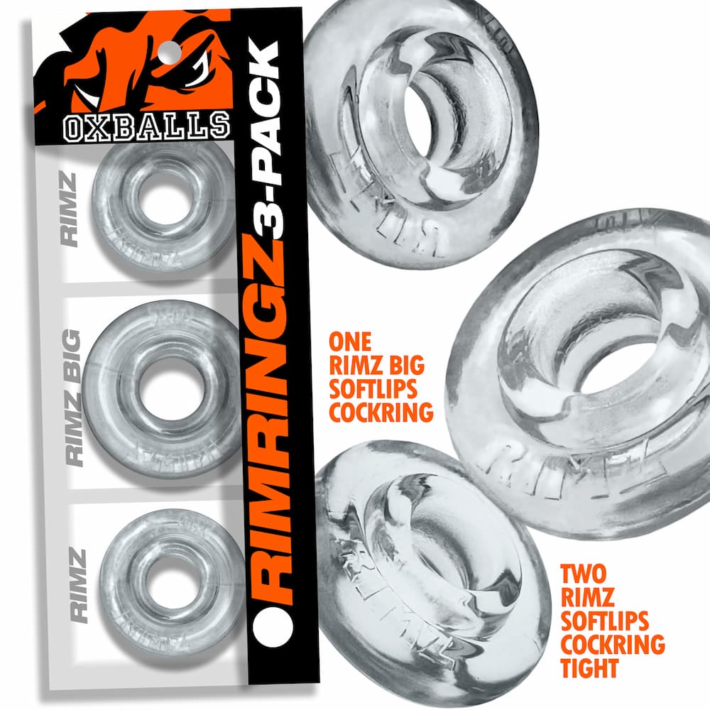 Oxballs Rimringz cockring Clear Package