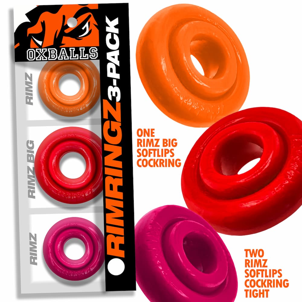 Oxballs Rimringz cockring Fire Hots Packaging
