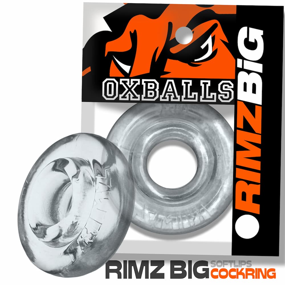 Oxballs Rimz Big Cockring Clear packaging