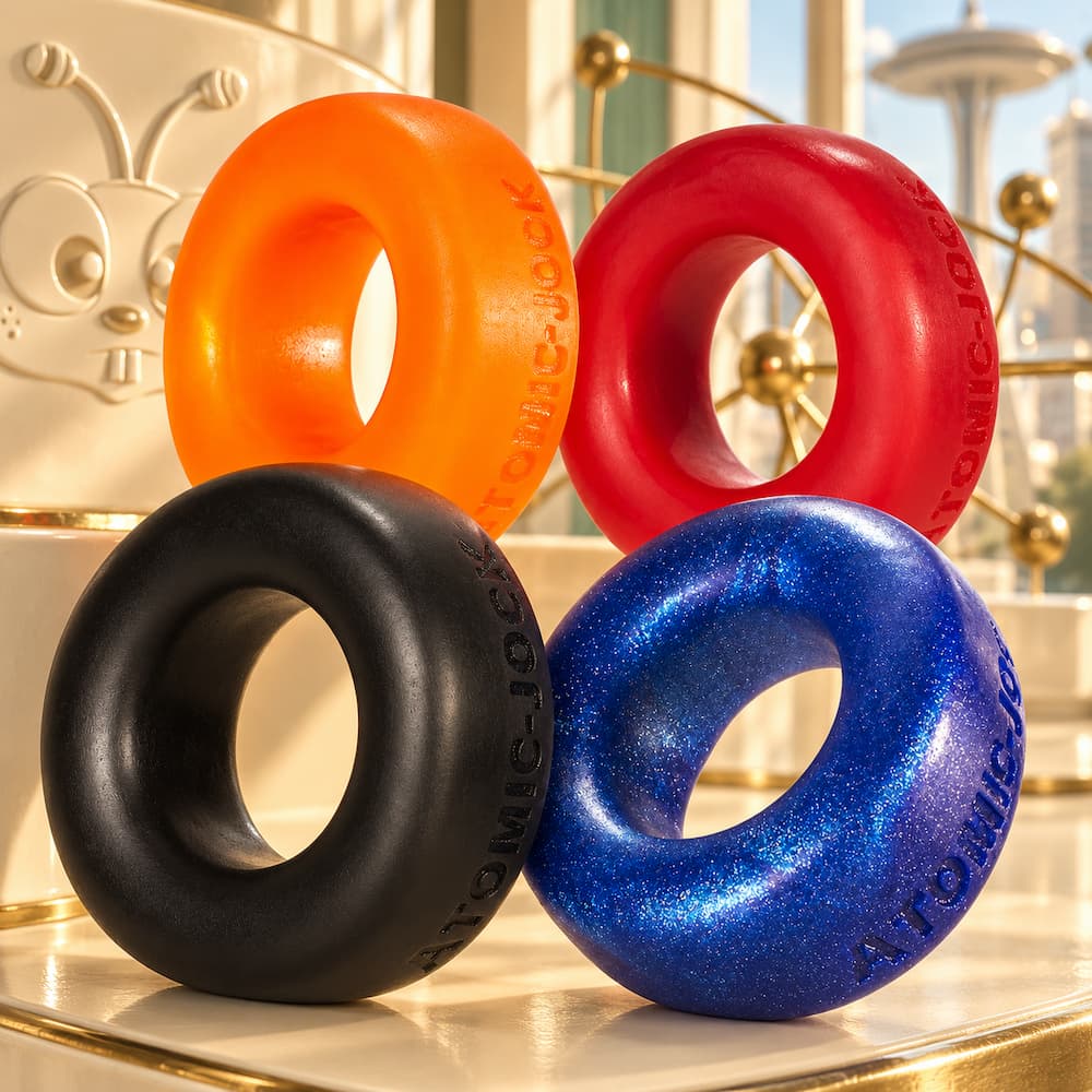Oxballs Cock-T silicone cockring photographed on a light studio background