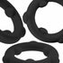 Oxballs Spinner Cockring Black Angle