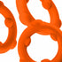 Oxballs Spinner Cock ring Orange Front