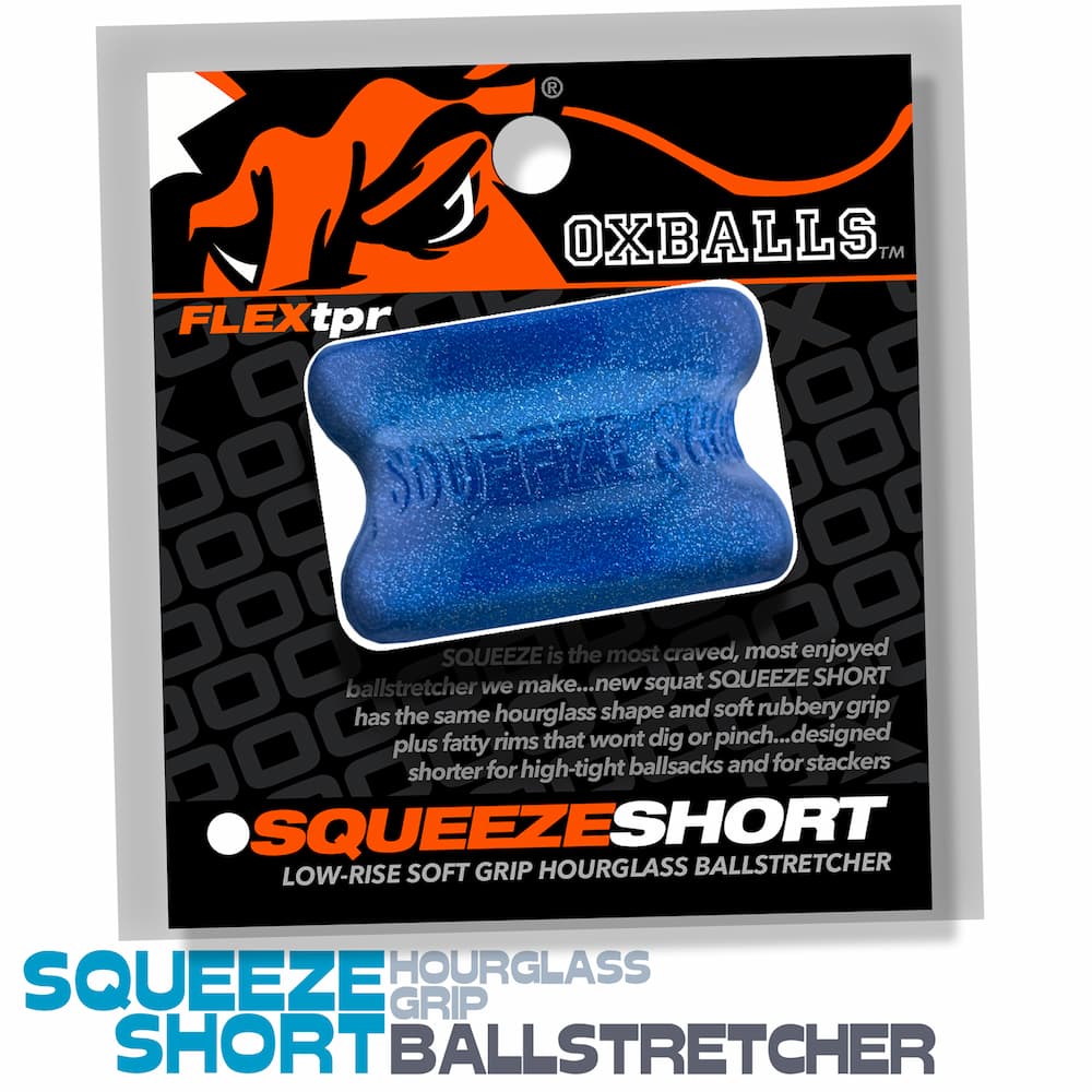 Oxballs Squeeze Short Blue Fire Packaging
