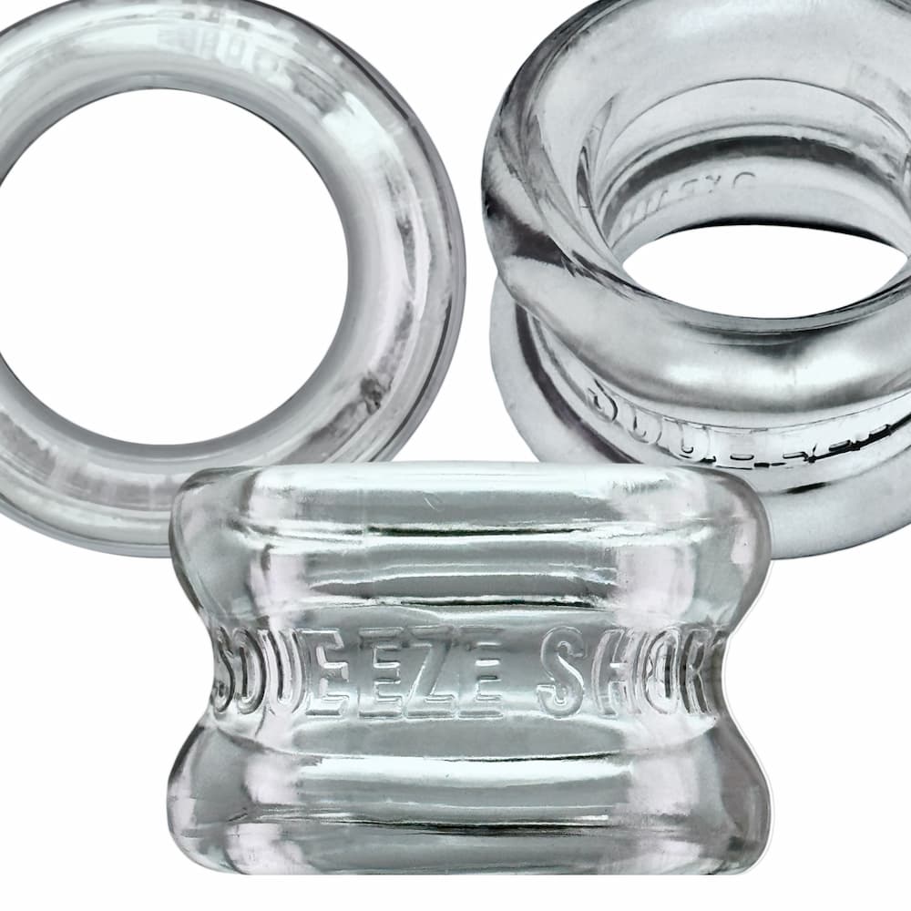 Oxballs Squeeze Short Clear Bottom