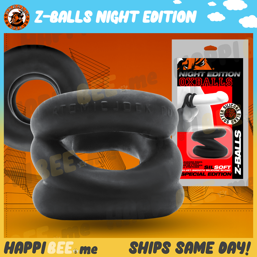 Oxballs Z-Balls Ball Stretcher Night Black