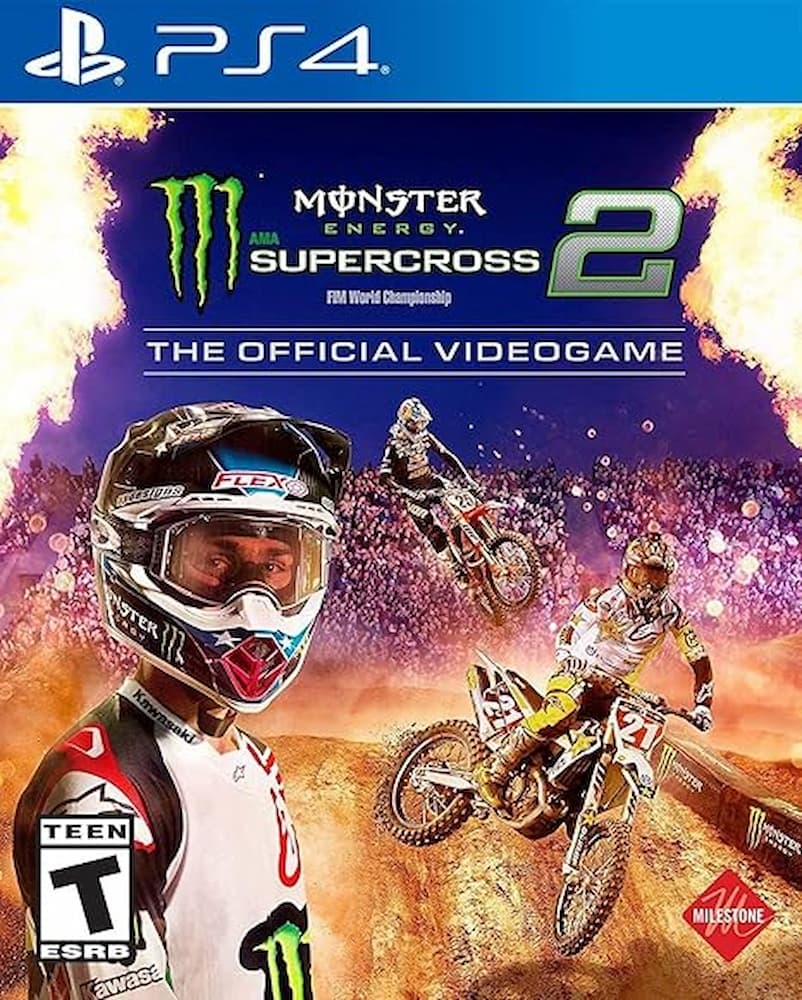 PS4 Monster Energy Supercross The Official Video game 2 Disc