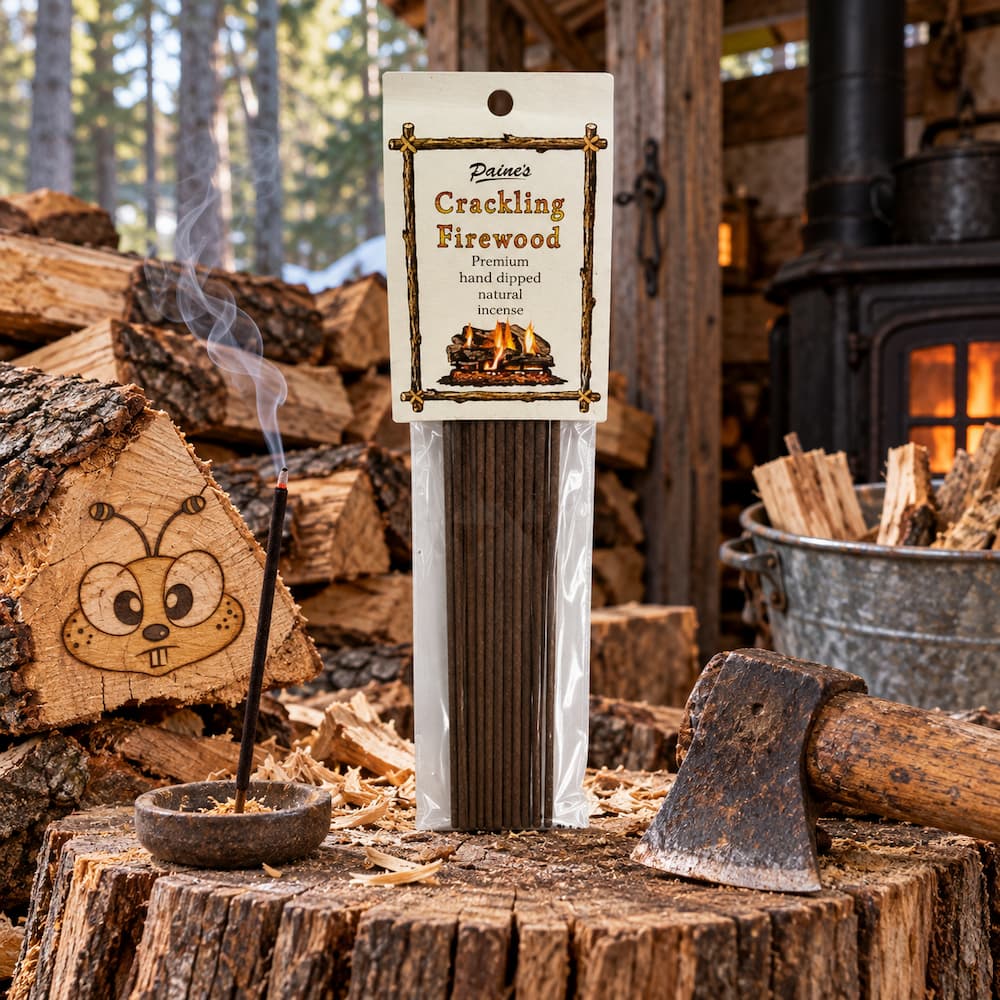 Paine Incense Sticks Crackling Firewood