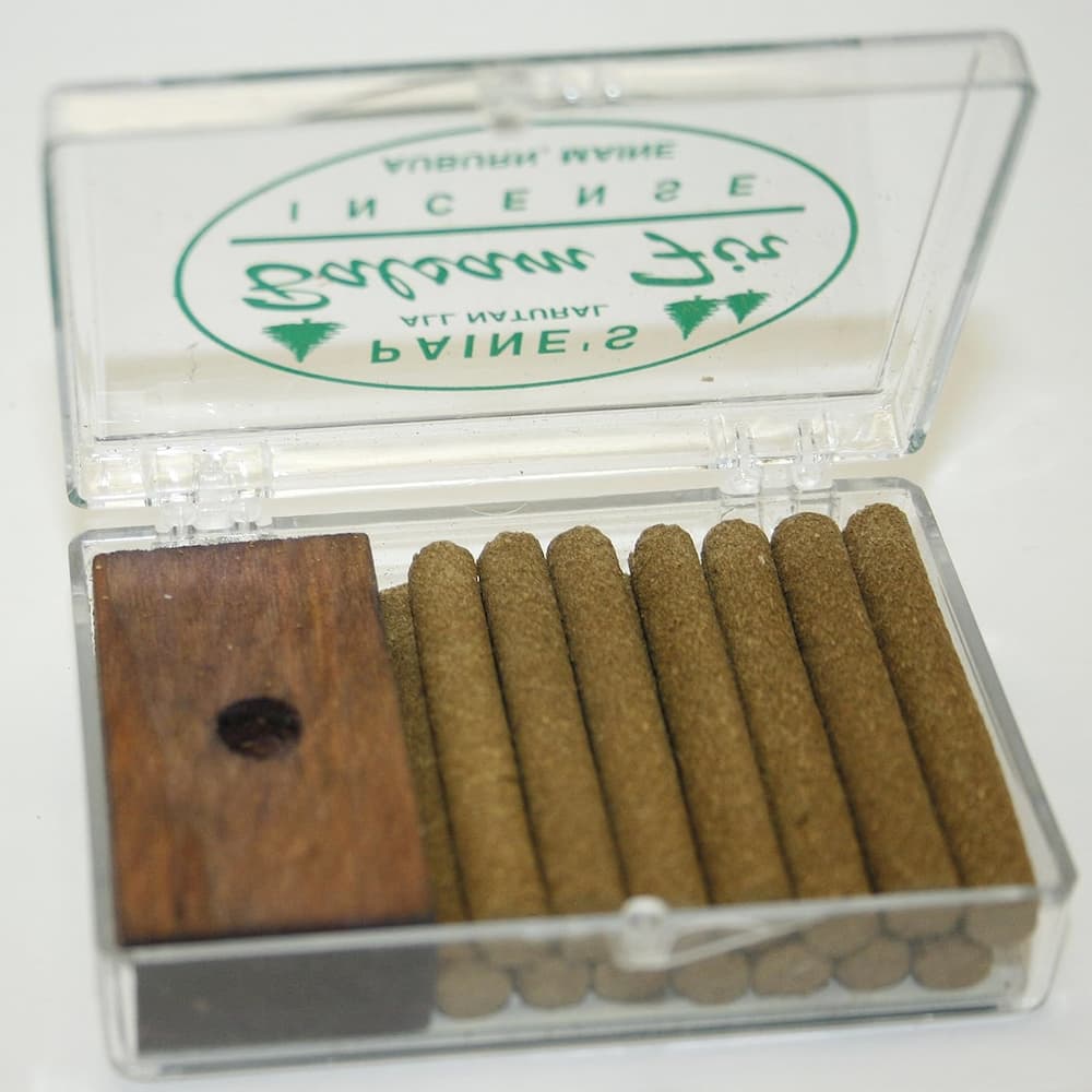 Paines Balsam Fir Incense 14 Sticks and Holder Box