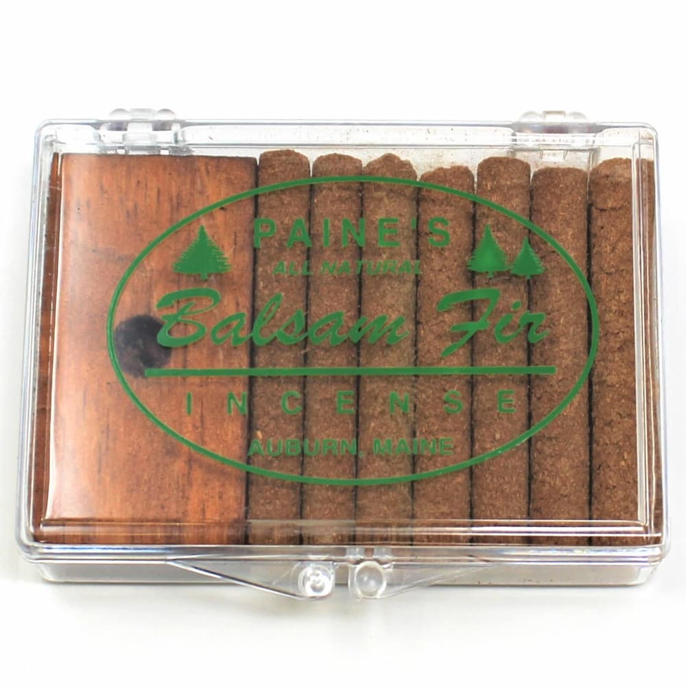 Paines Balsam Fir Incense 40 Sticks and Holder Box