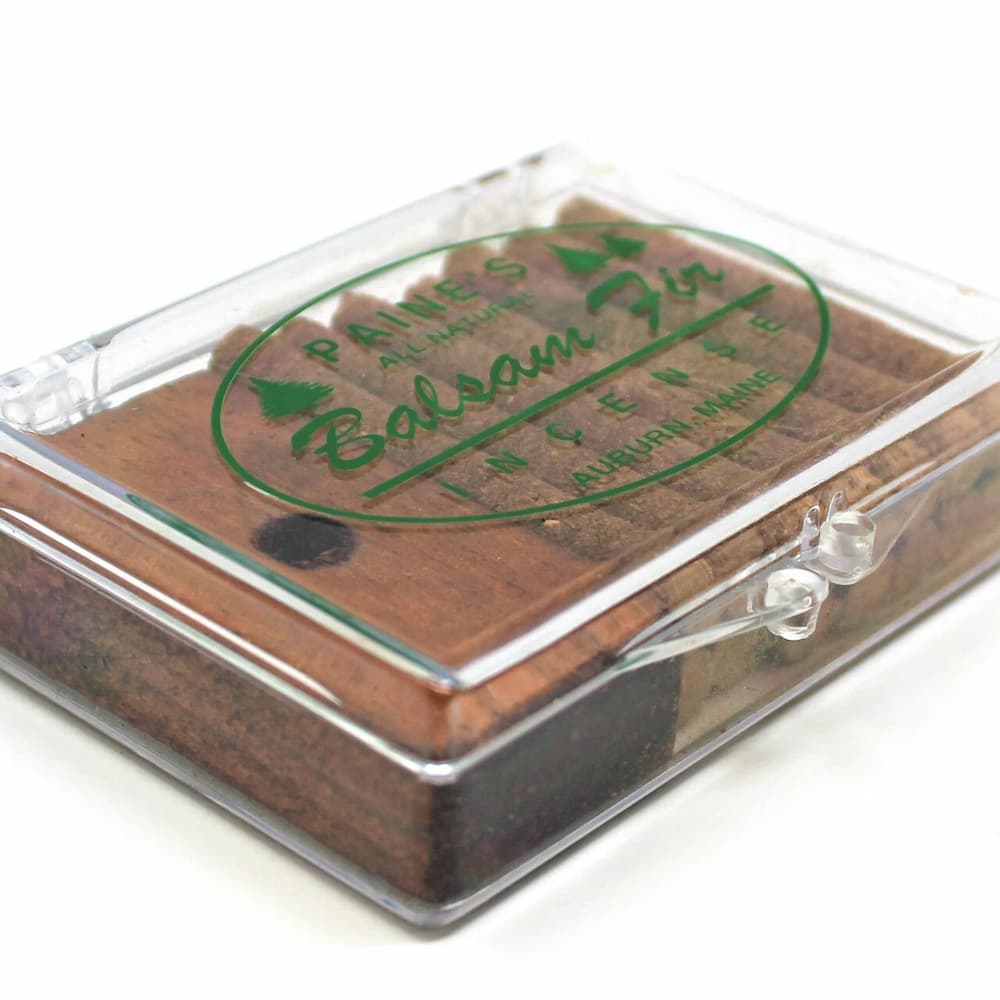 Paines Balsam Fir Incense 40 Sticks and Holder Side