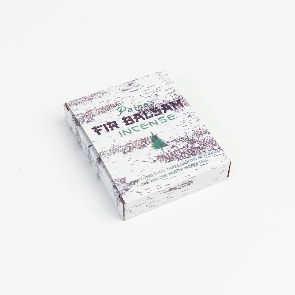 Paines Balsam Fir Incense Logs 72 Count Box