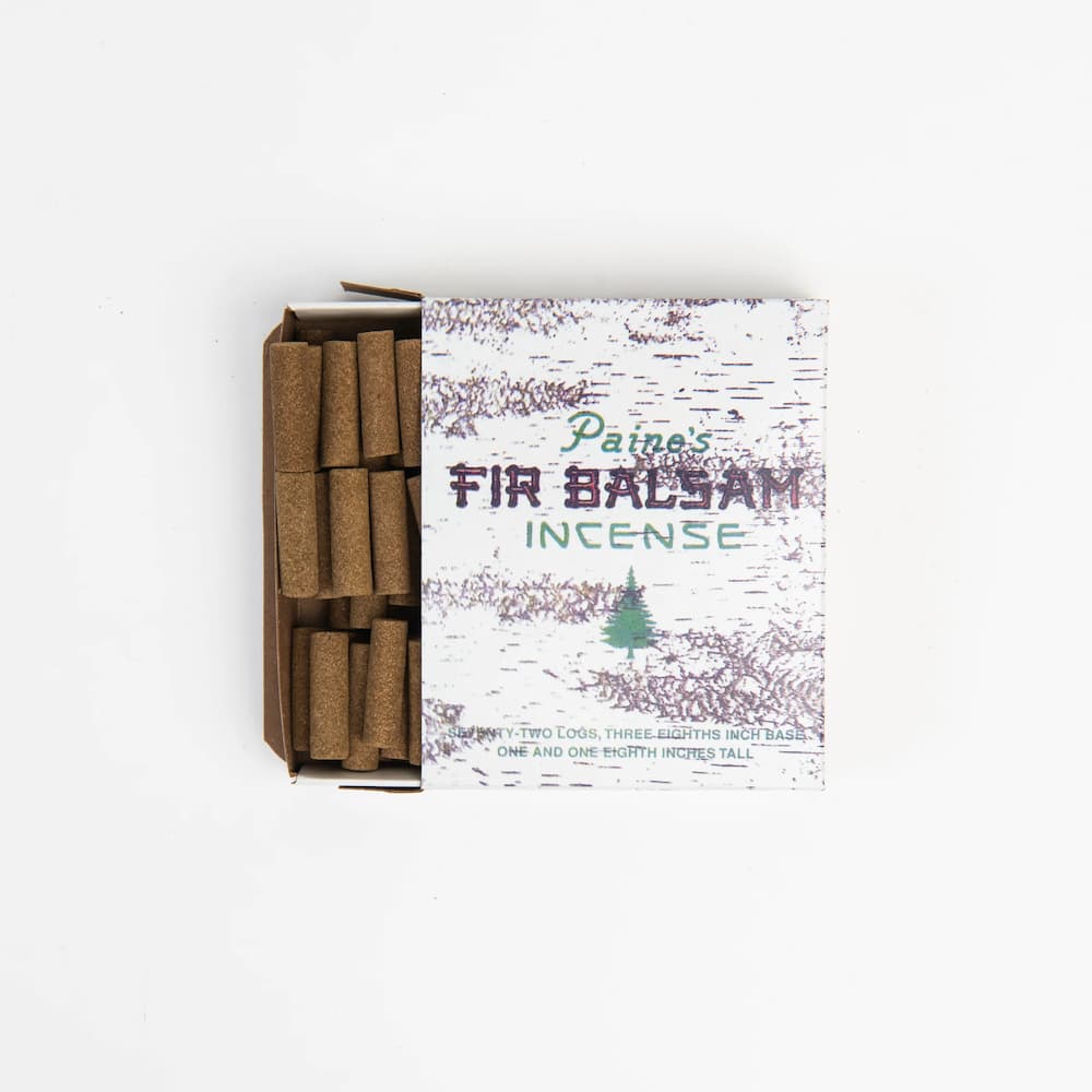 Paines Balsam Fir Incense Logs 72 Count Inside