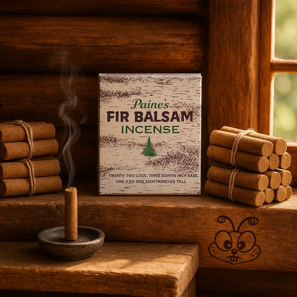 Paines Balsam Fir Incense Logs 72 Count