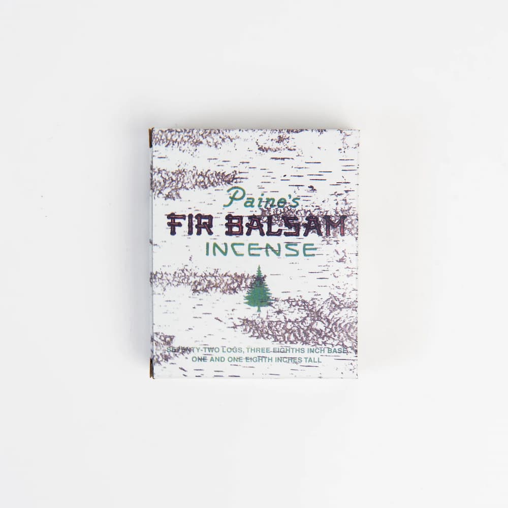 Paines Balsam Fir Incense Logs 72 Packaging