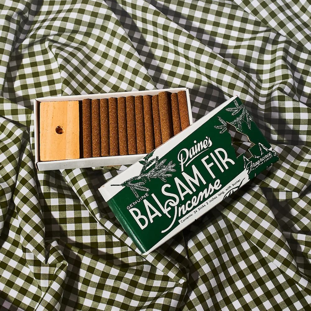 Paines Balsam Fir Incense With Holder