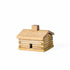 Paines Balsam Fir Log Cabin Incense Burner Angle