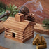 Paines Balsam Fir Log Cabin Incense Burner Large Size