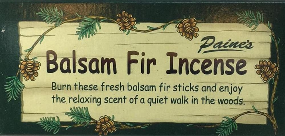 Paines Genuine Balsam Fir Incense 24 Sticks Alternative