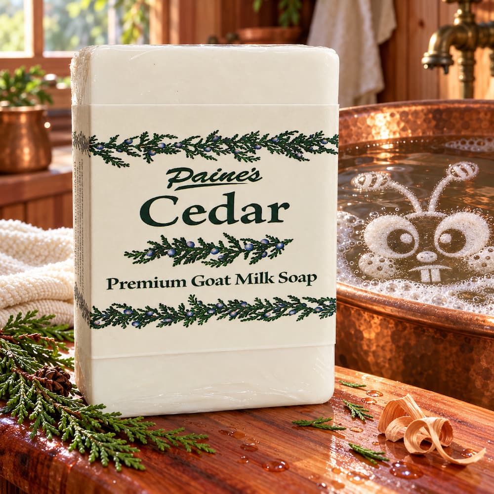 Paines Goat Milk Soap Cedar