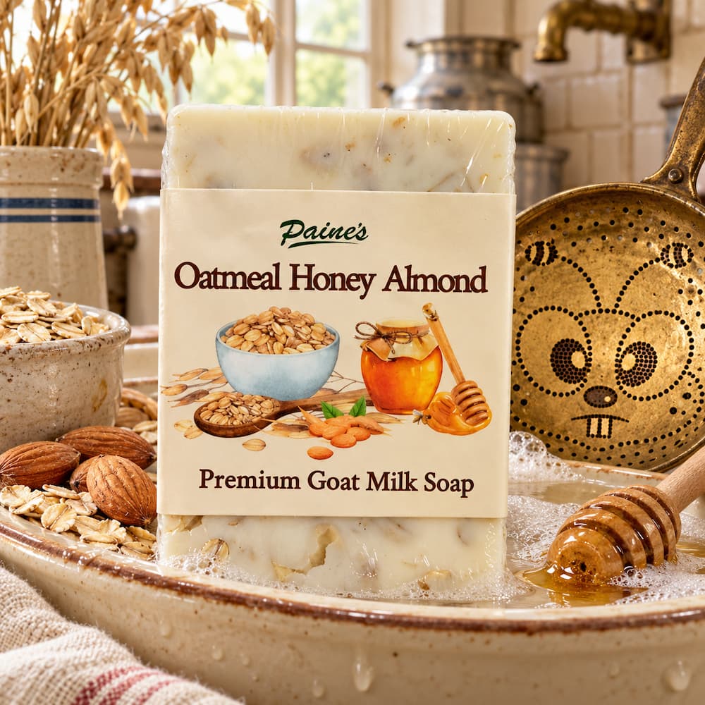 Paines Goat Milk Soap Oatmeal Honey Almond
