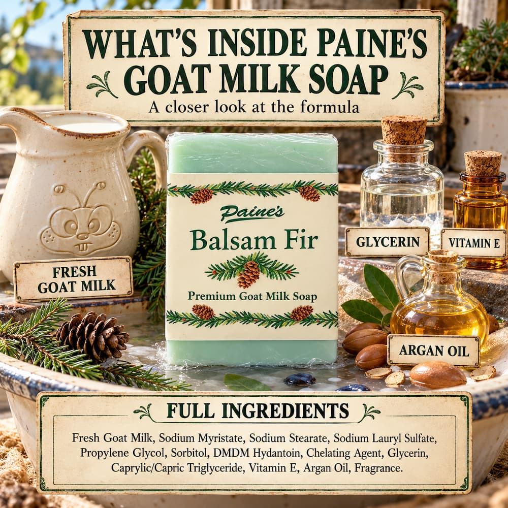 Paines Goat Milk Soap Whats Inside