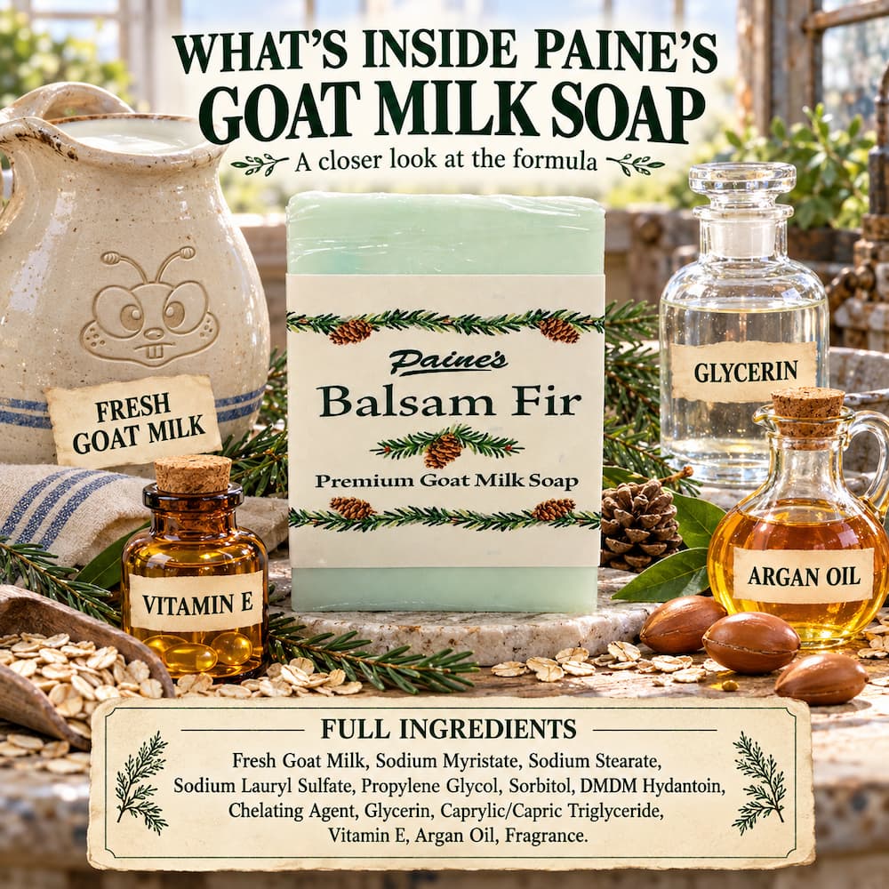 Paines Incense Soap Ingredients