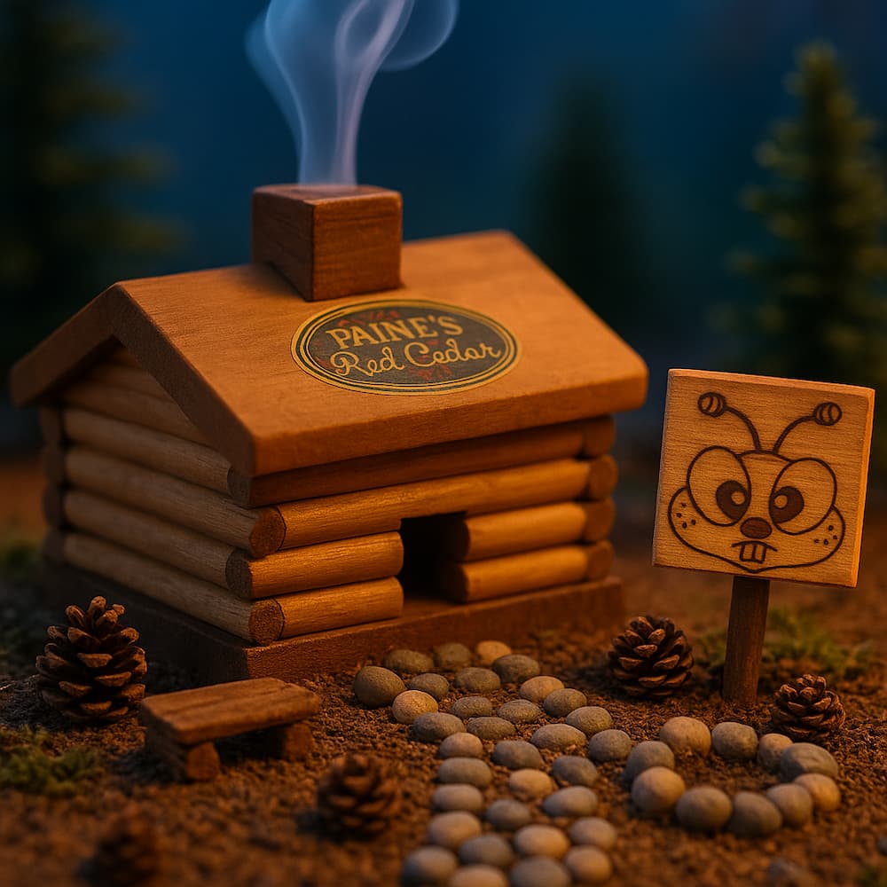 Paines Log Cabin Cedar Cone Burner
